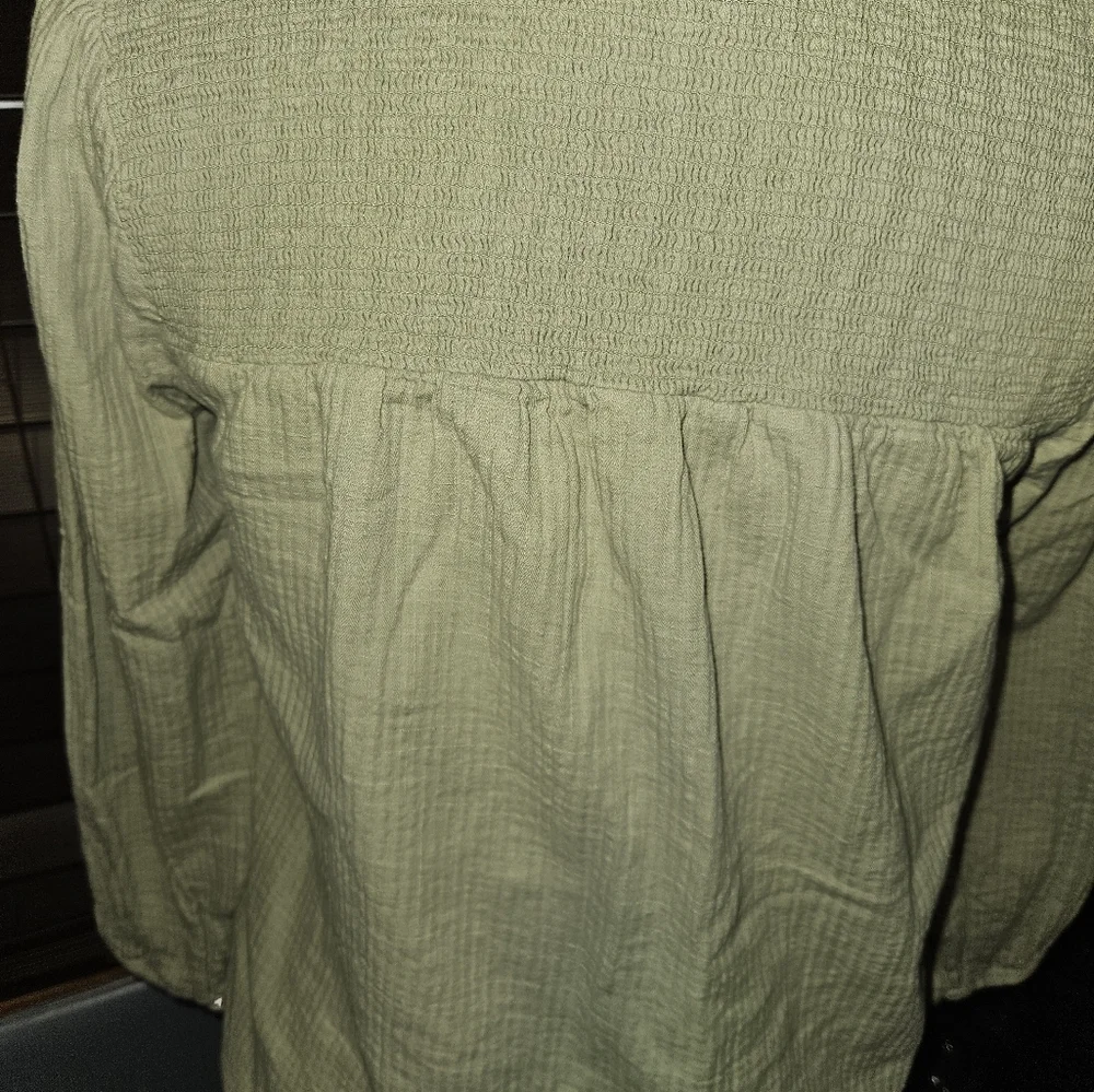 J.Crew Womans Long Sleeve Green Size XS - Picture 11 of 11